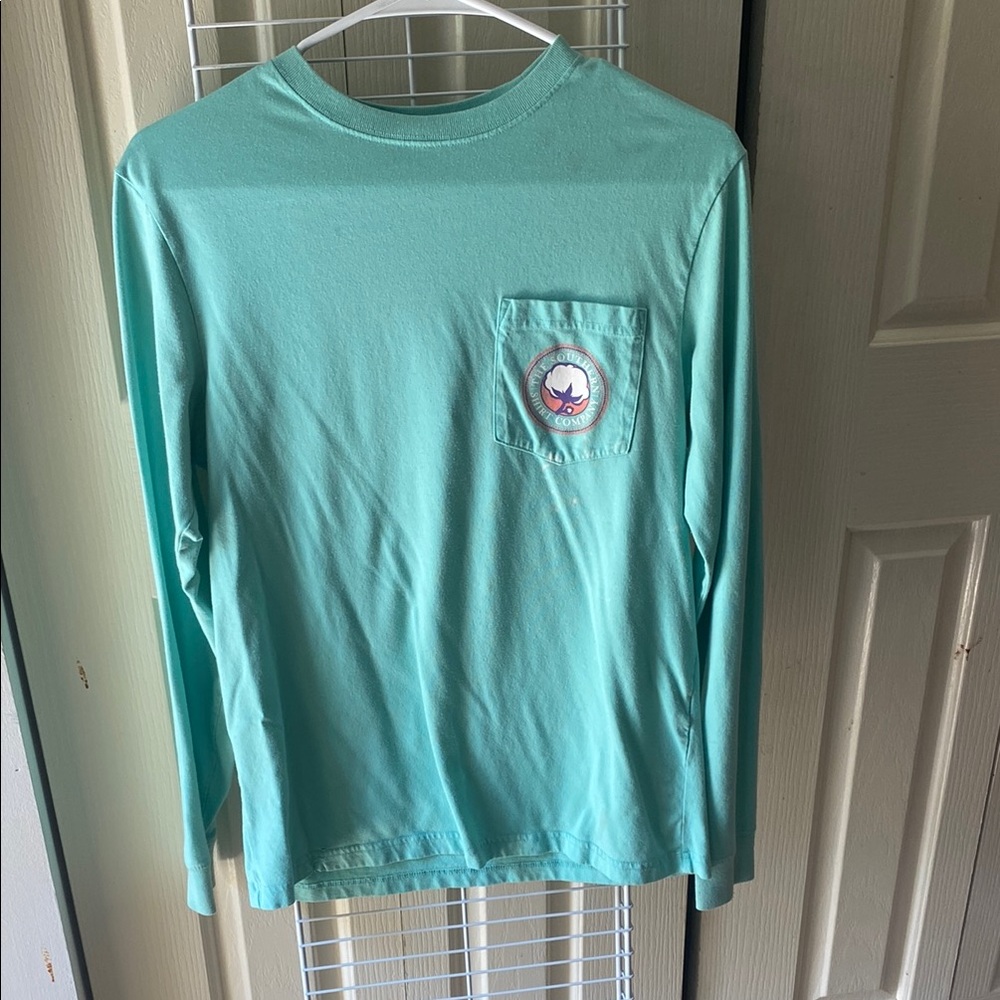 The Southern Shirt Company Aqua Long Sleeve Tee